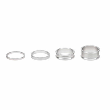 Precision Headset Spacers 3,5,10,15mm Kit Raw Silver