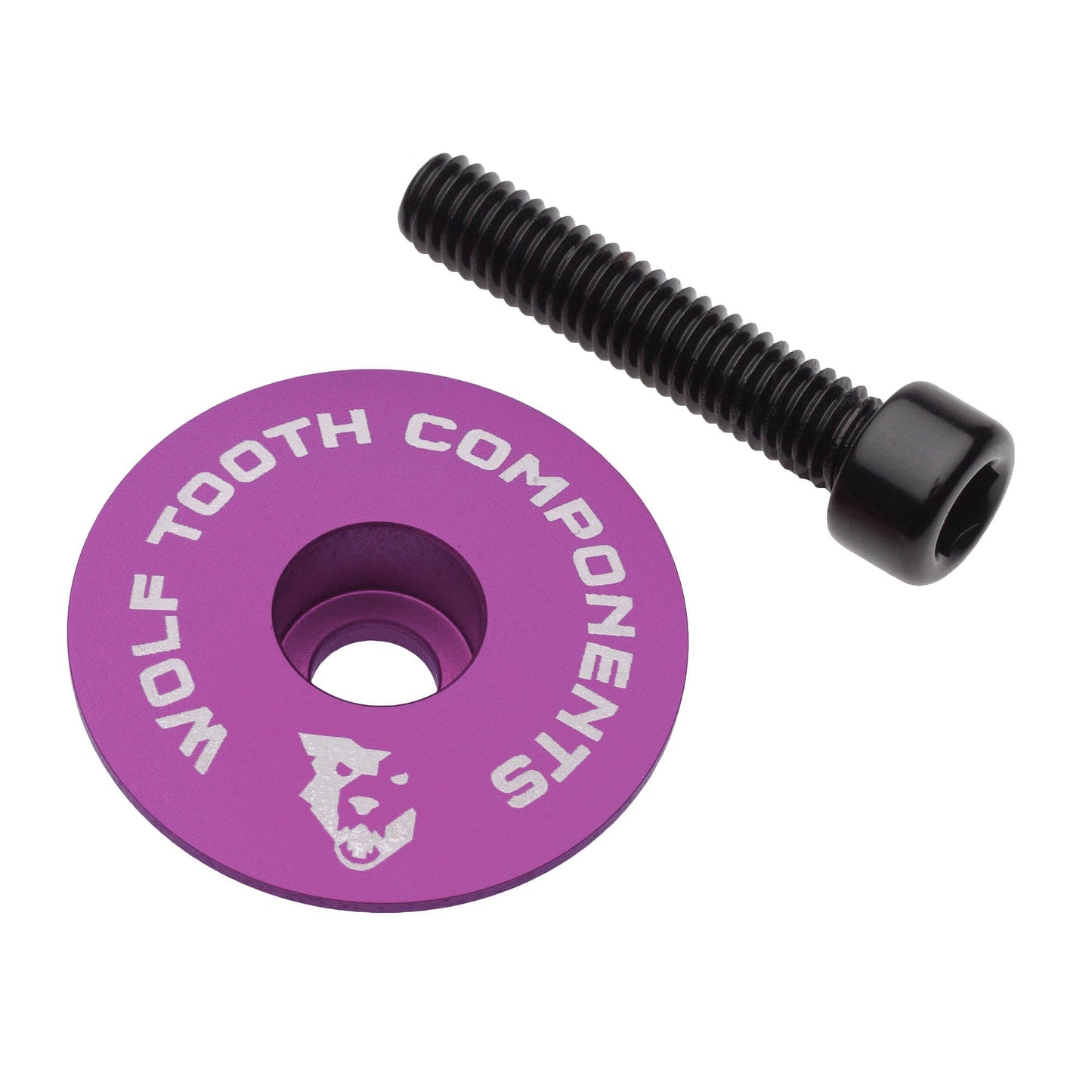 Ultralight Stem Cap and Bolt Aluminum Ultraviolet Purple