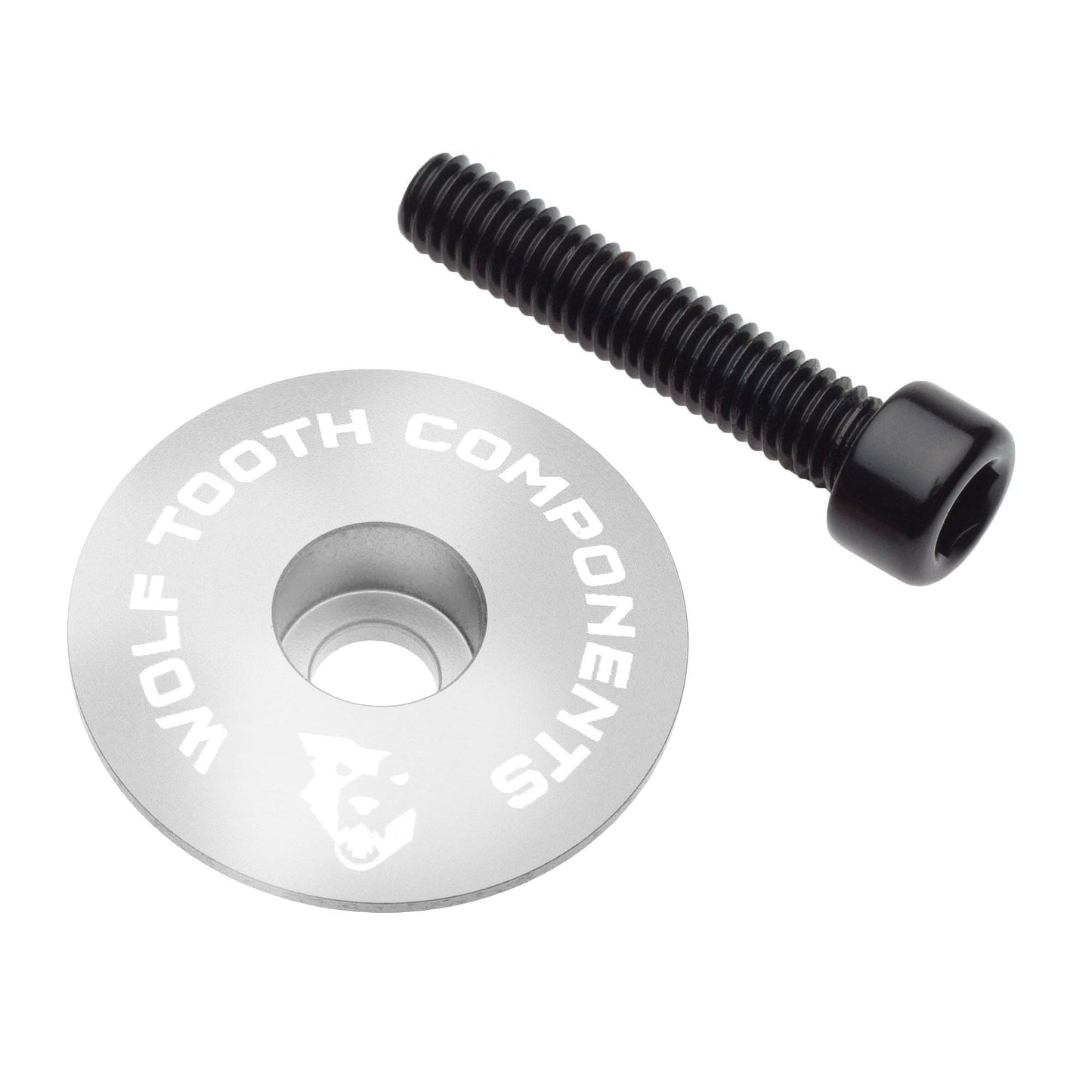 Ultralight Stem Cap and Bolt Aluminum Raw Silver