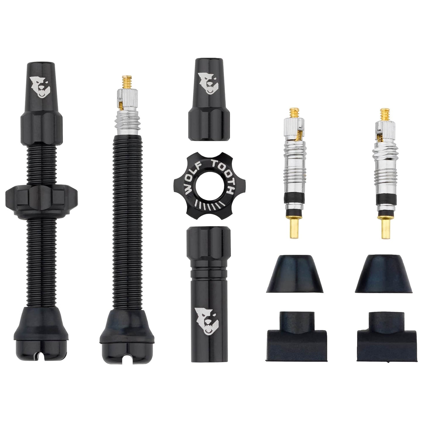 Tubeless Presta Valve Stem Kit 44mm Black