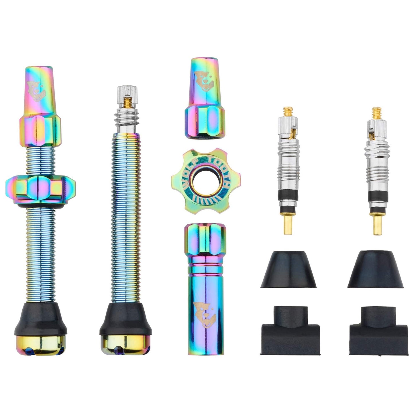 Tubeless Presta Valve Stem Kit 44mm Oil Slick