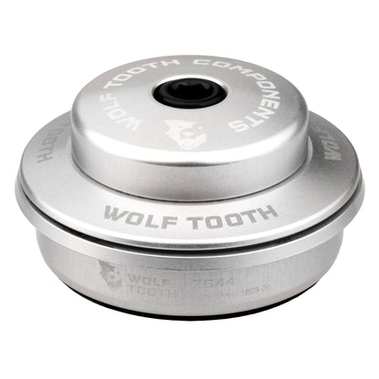 Wolf Tooth Premium ZS Headsets - Zero Stack Upper ZS44 28.6 6mm Stack Raw Silver