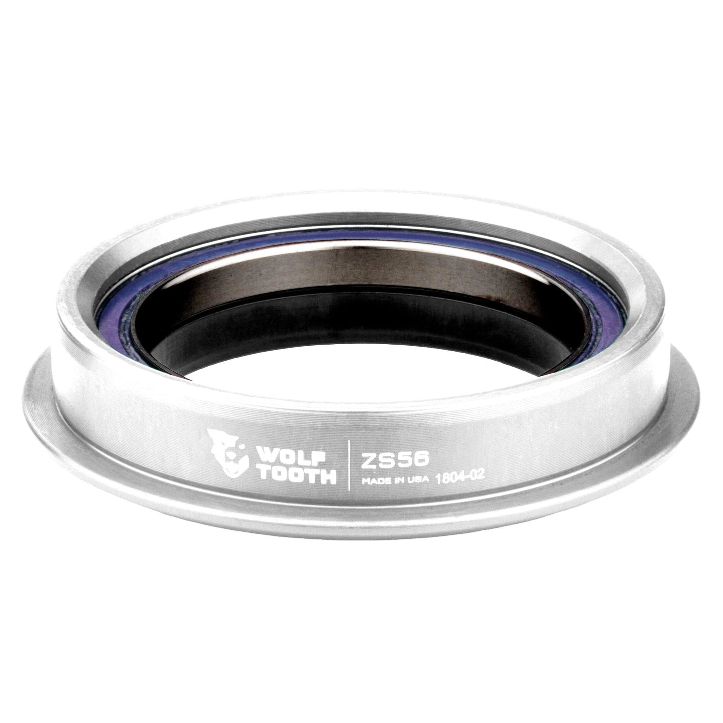 Wolf Tooth Performance ZS Headsets - Zero Stack Lower ZS56 40 Raw Silver
