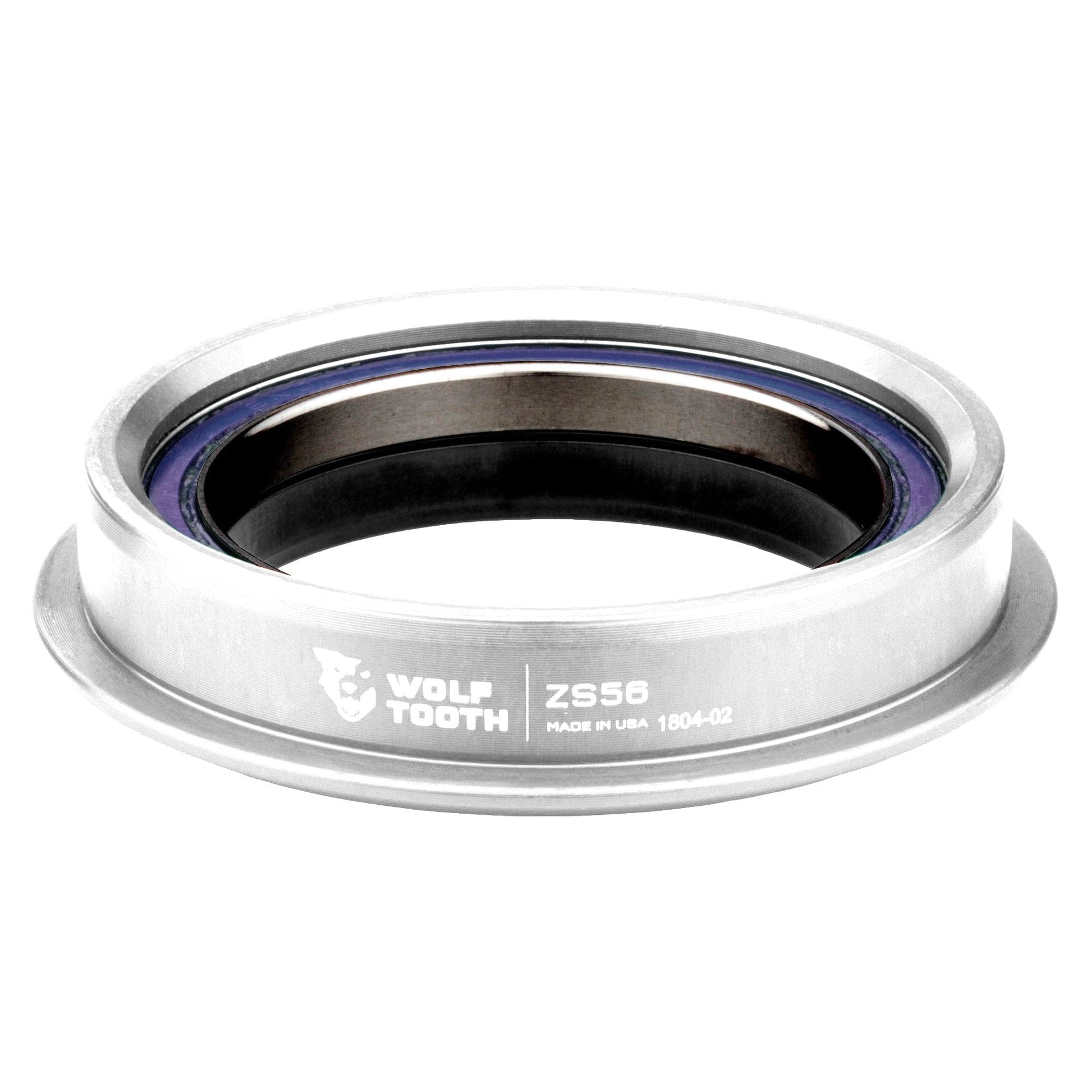 Wolf Tooth Performance ZS Headsets - Zero Stack Lower ZS56 40 Raw Silver