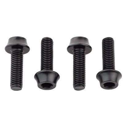 Water Bottle Cage Bolts Aluminum - 4 pcs. Black