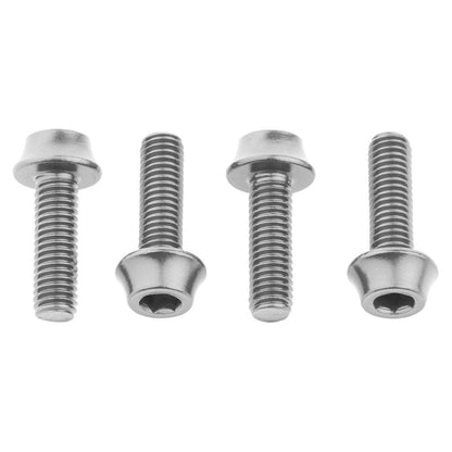 Water Bottle Cage Bolts Aluminum - 4 pcs. Raw Silver