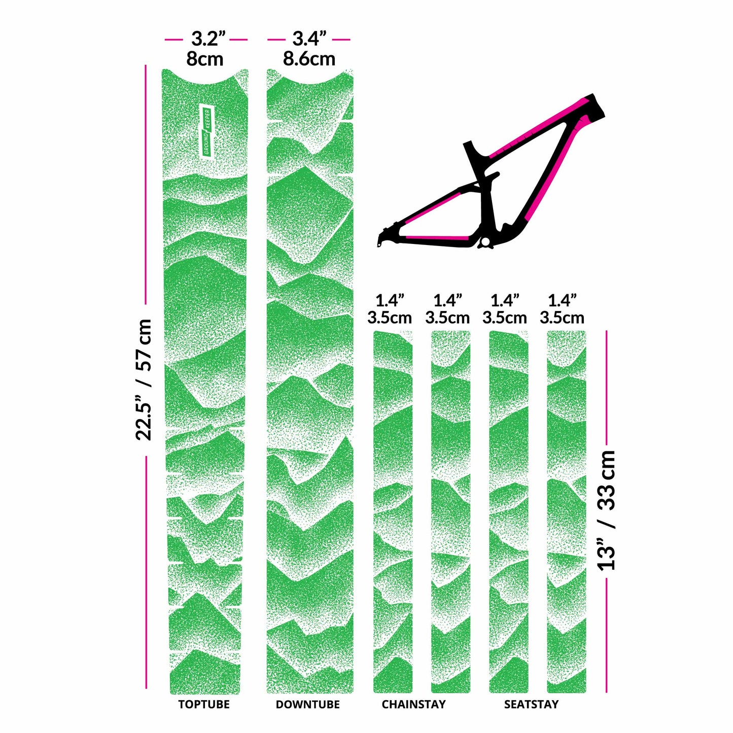 Ridgelines Frame Keeper Lime