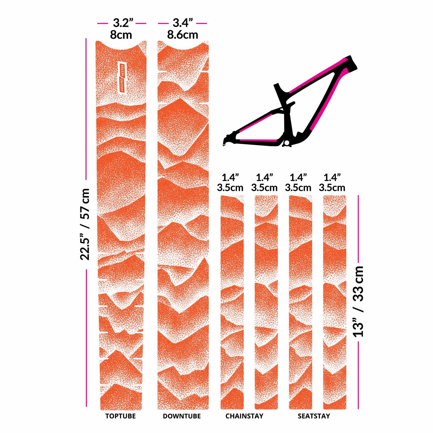 Ridgelines Frame Keeper Tangerine