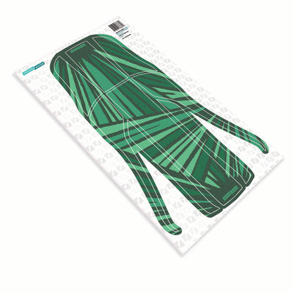 2021-2025 Fox 36/38 Long Bolt-On Fender Decal Kit Rayday Emerald