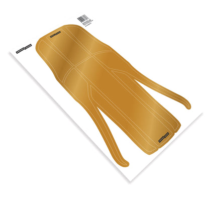 2021-2025 Metallic Fox 36/38 Long Bolt-On Fender Decal Kit Metallic Gold