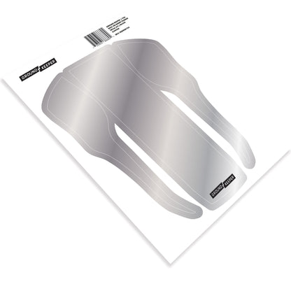 2021-2025 Metallic Fox 36/38 Bolt-On Short Fender Decal Kit Metallic Silver