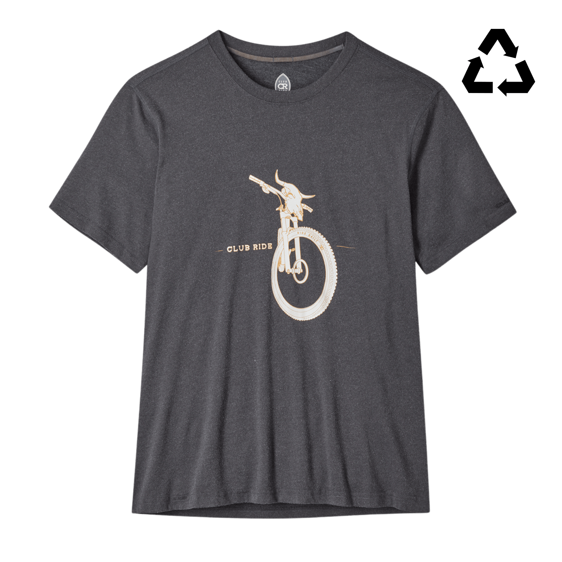 Men's Bamboo Tee Asphalt Bull