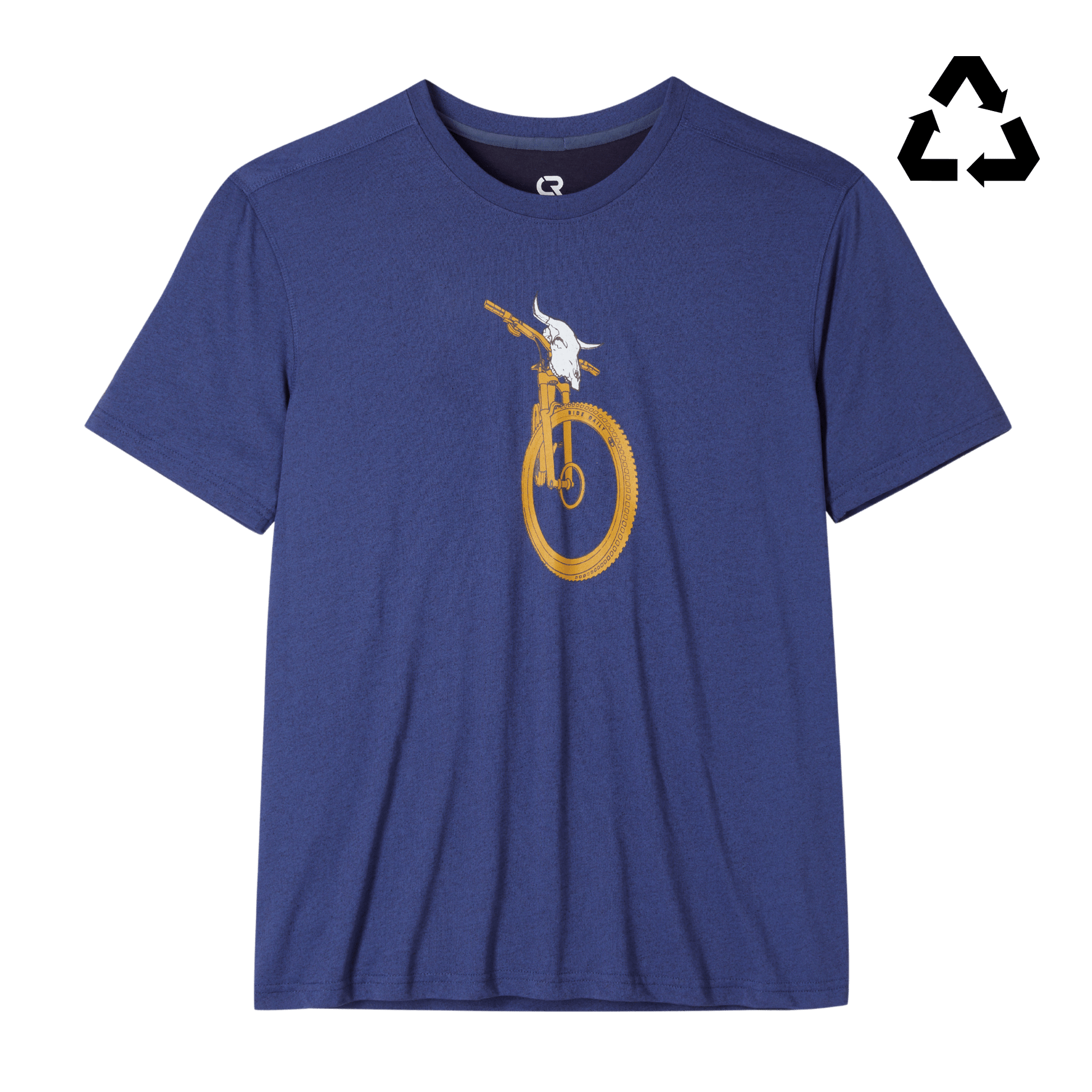 Men's Bamboo Tee Blue Night Bull