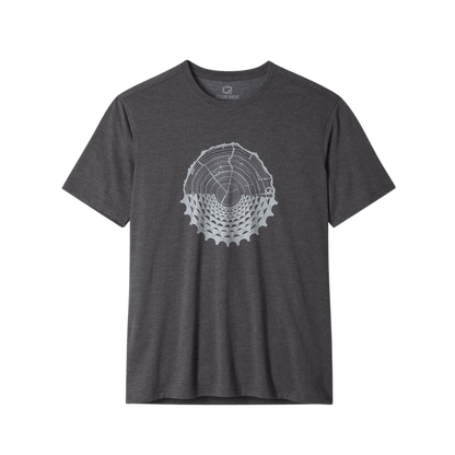 Men's Bamboo Tee Charcoal Cog