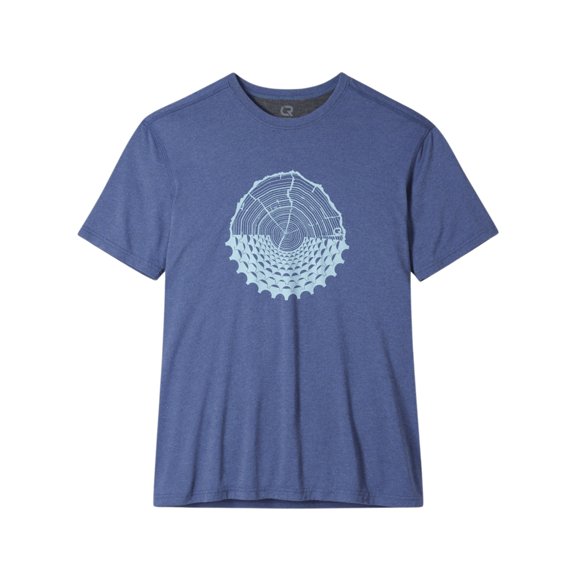 Men's Bamboo Tee Blue Night Cog