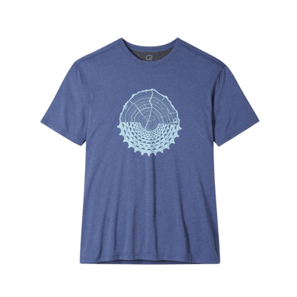 Men's Bamboo Tee Blue Night Cog