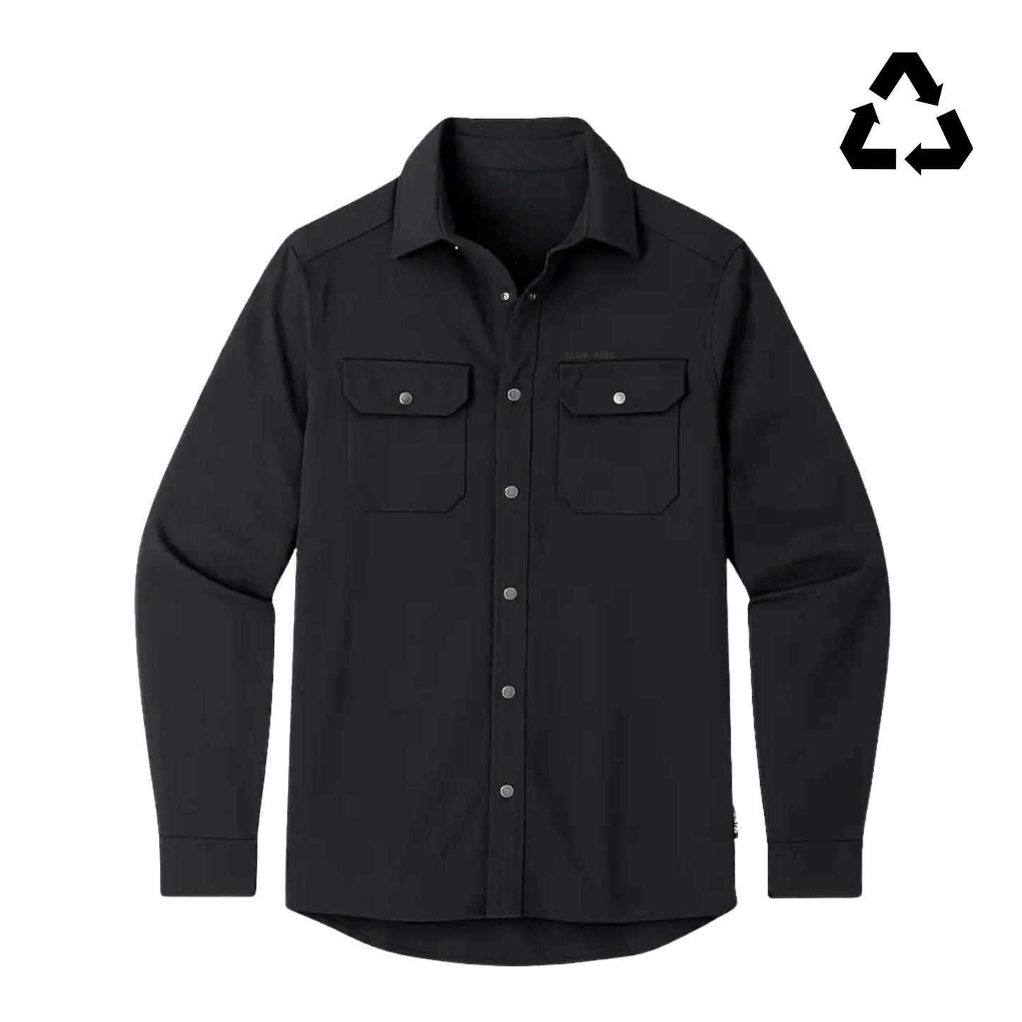 Men's Daniel Flannel Black Solid