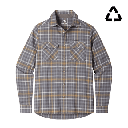 Men's Daniel Flannel Bronzed Charcoal