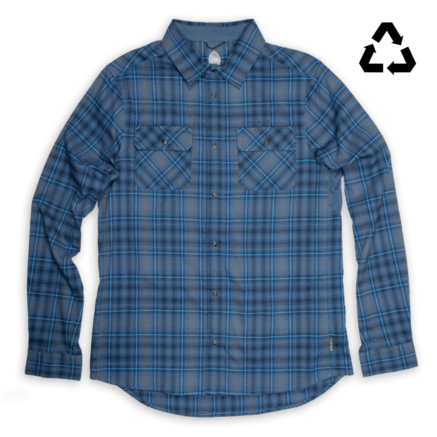 Men's Daniel Flannel Vivid Blue