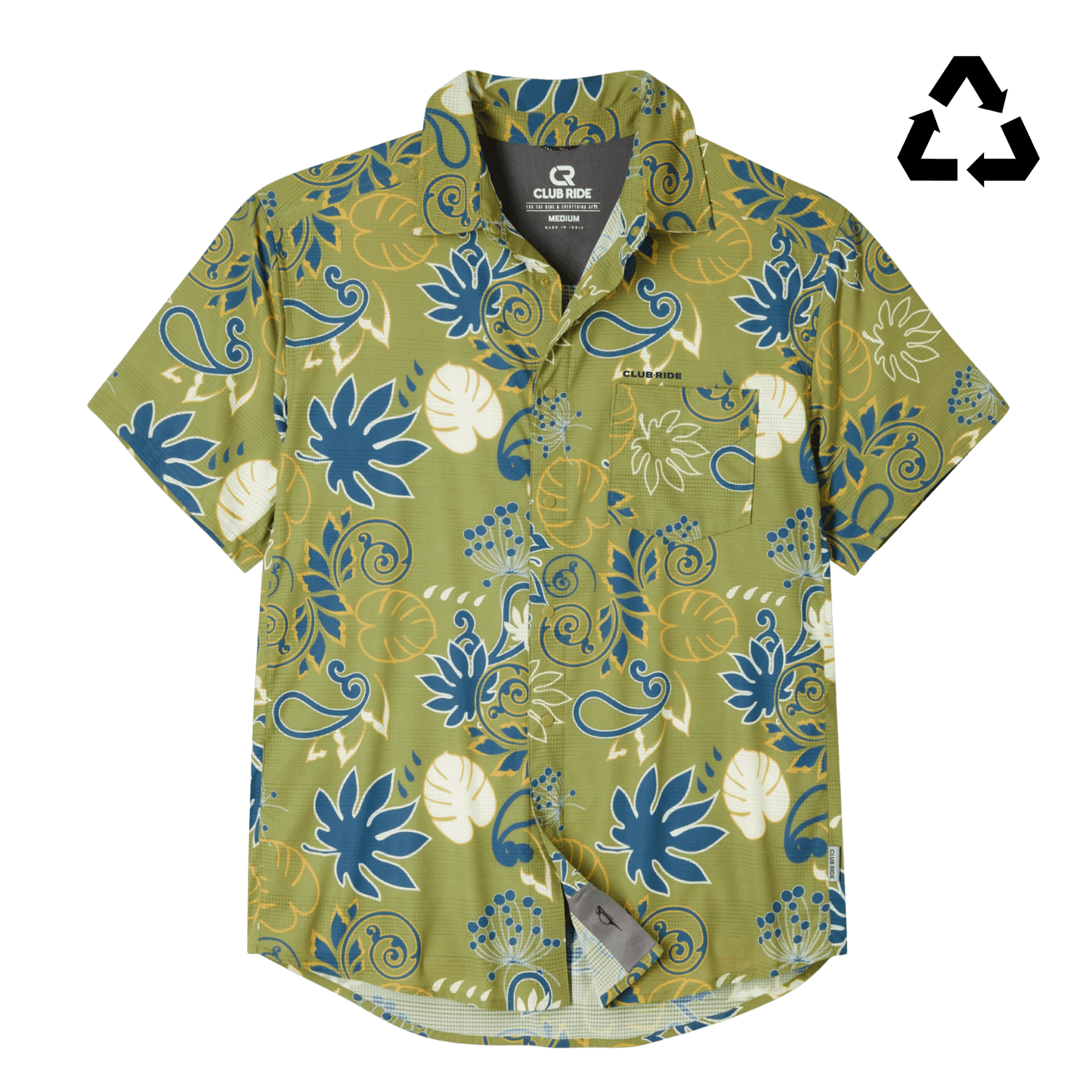 Men's Motive Shirt Mosstone Paisley