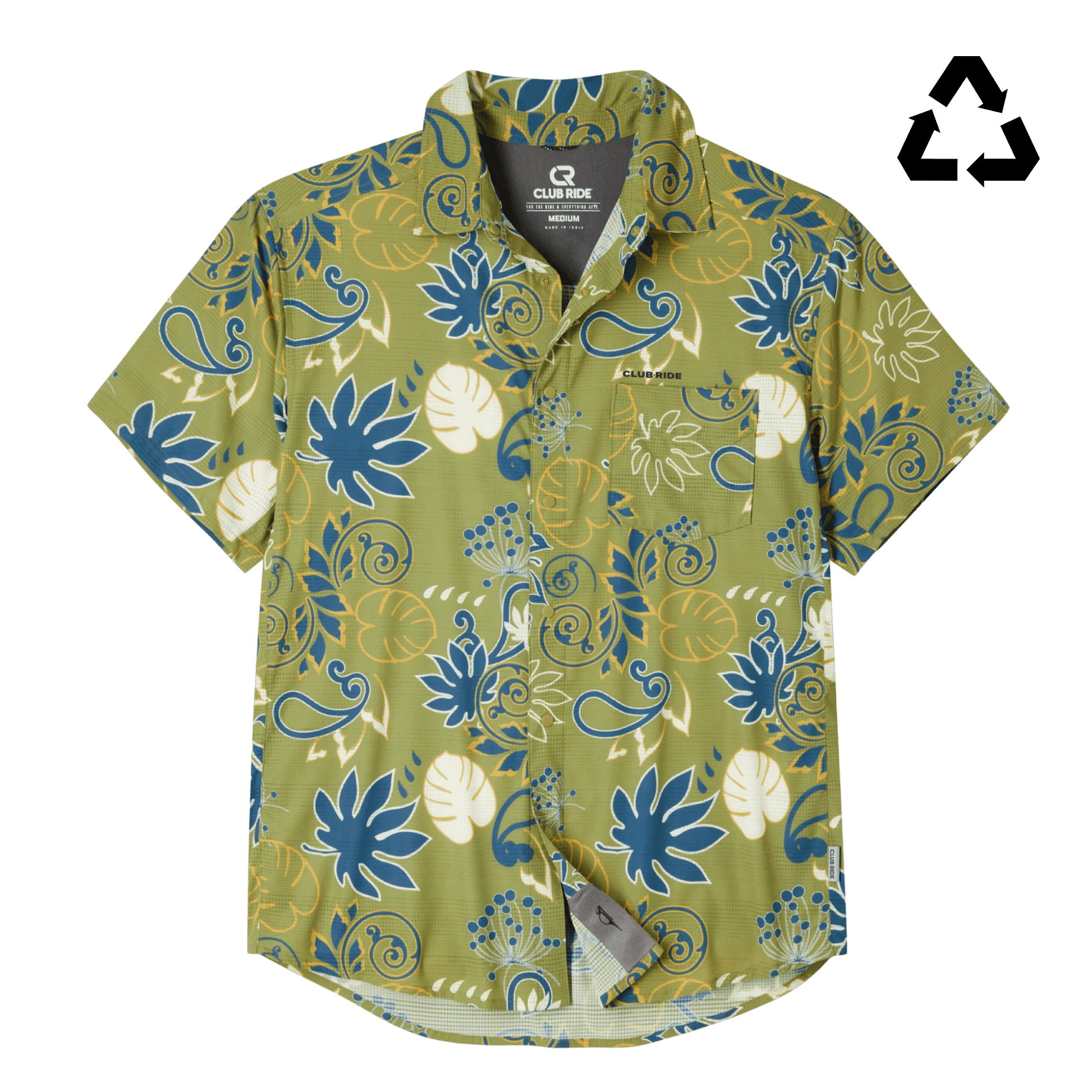Men's Motive Shirt Mosstone Paisley