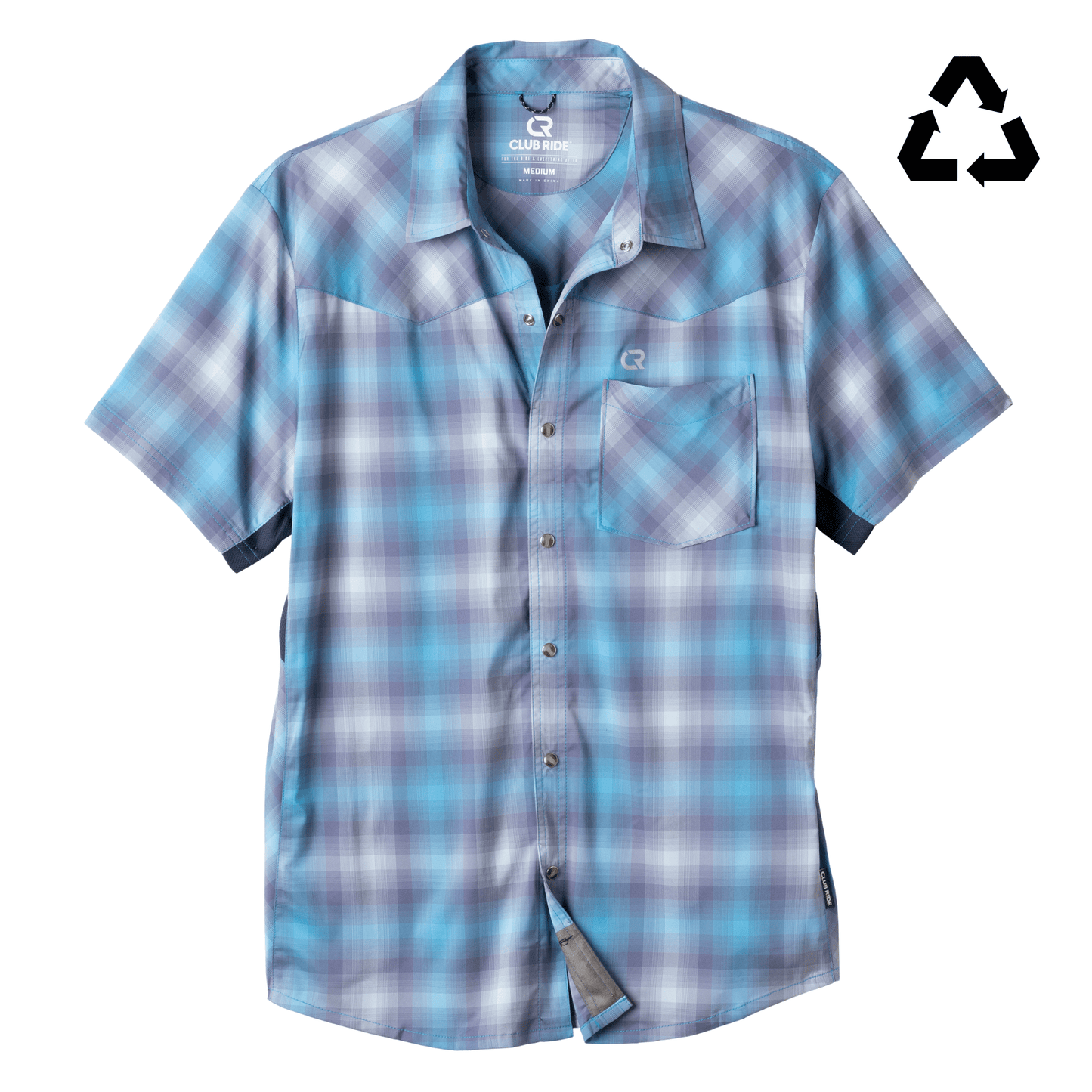 Men's New West Shirt Blue Tones