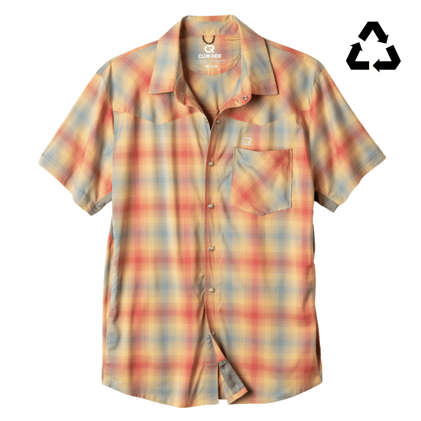 Men's New West Shirt Khaki Red