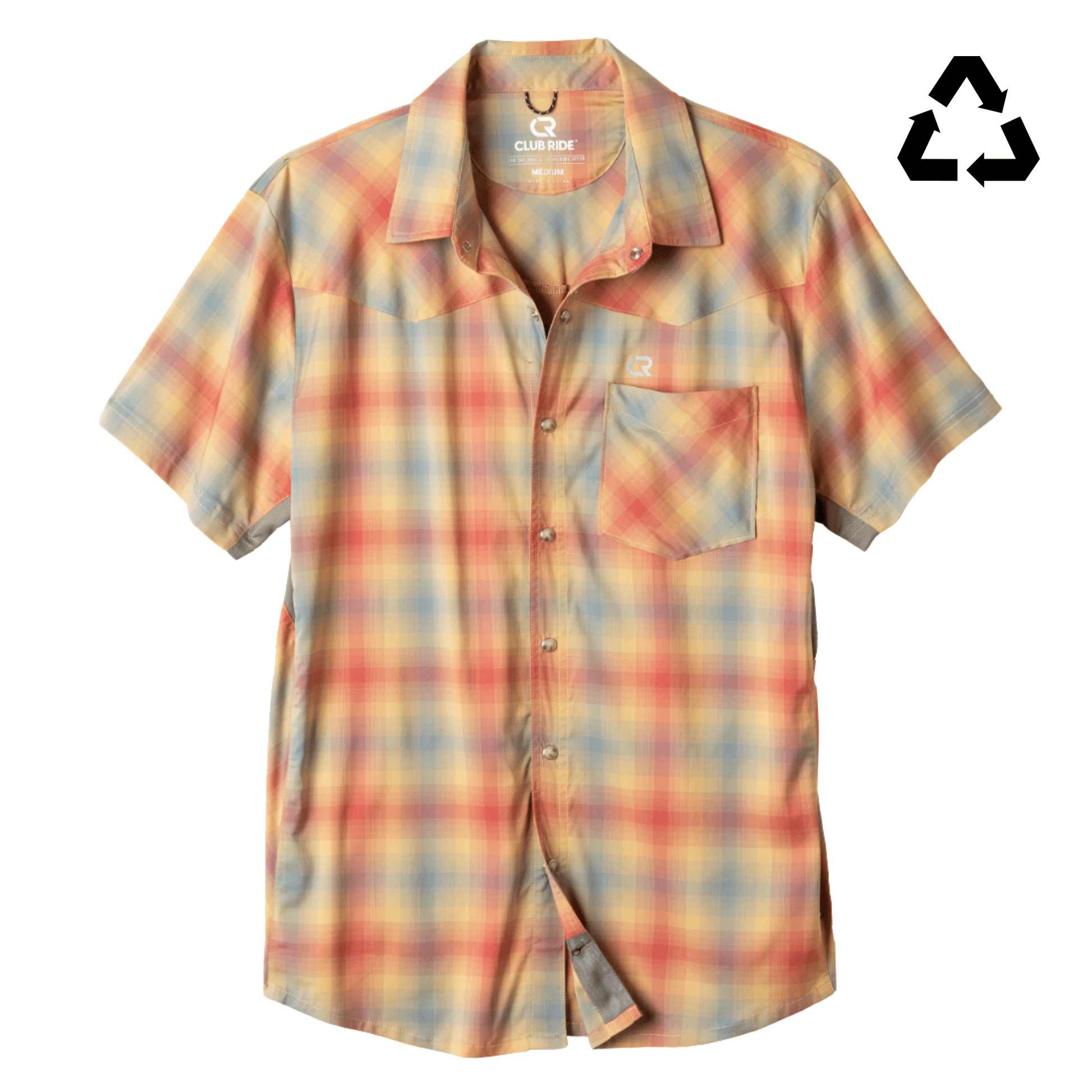 Men's New West Shirt Khaki Red