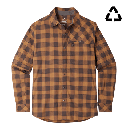 Men's Shaka Flannel Rubber & Black