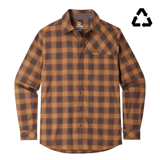 Men's Shaka Flannel Rubber & Black