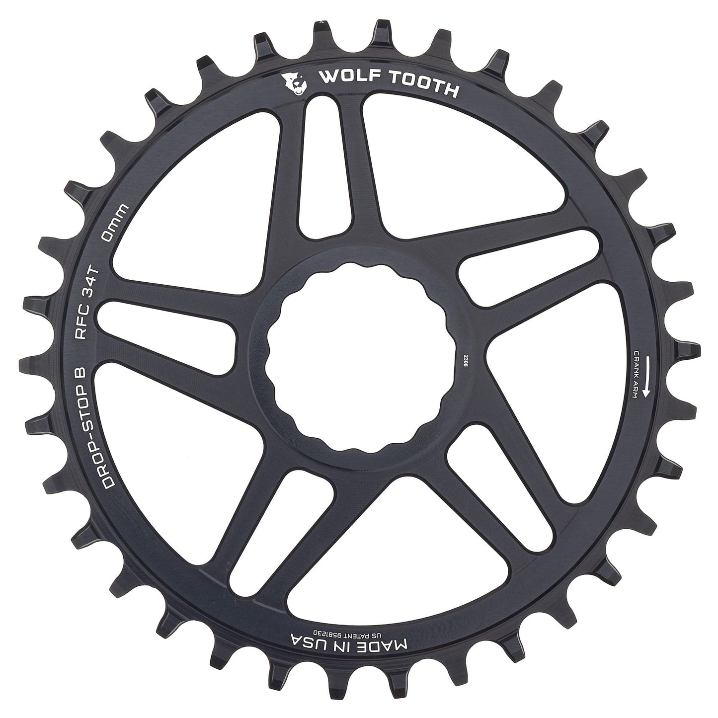Direct Mount Chainrings for Race Face Cinch Drop-Stop B 34T 0mm Offset