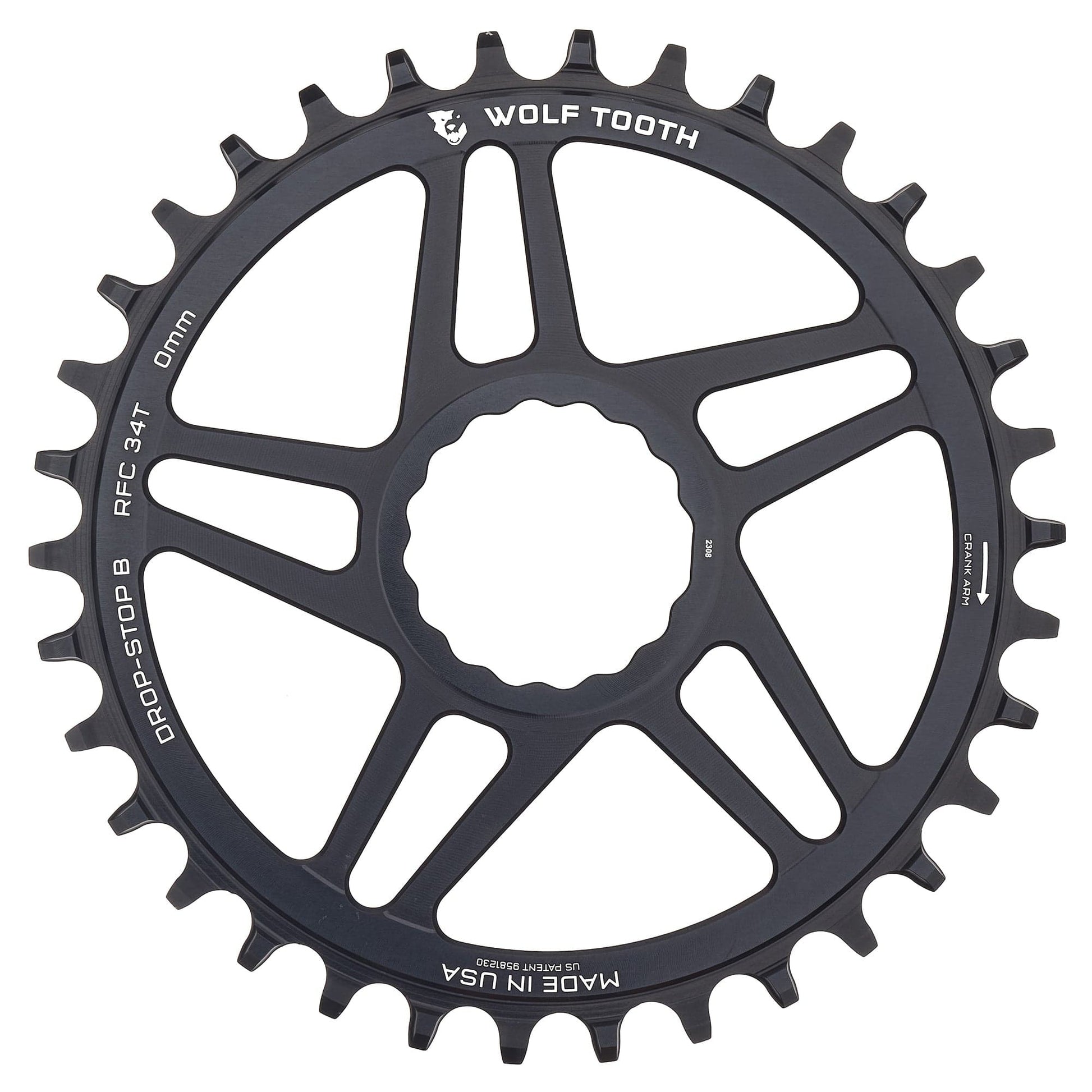 Direct Mount Chainrings for Race Face Cinch Drop-Stop B 34T 0mm Offset