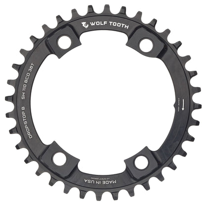 110 BCD Asymmetric 4-Bolt Chainrings for Shimano Cranks Drop-Stop B 36T