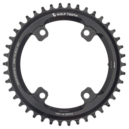 110 BCD Asymmetric 4-Bolt Chainrings for Shimano GRX Cranks Drop-Stop B 42T