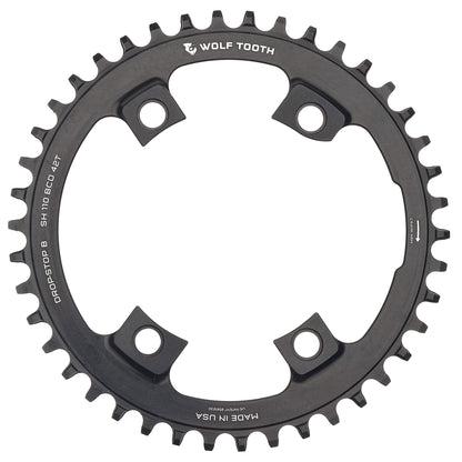 110 BCD Asymmetric 4-Bolt Chainrings for Shimano Cranks Drop-Stop B 42T
