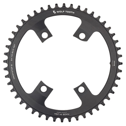 110 BCD Asymmetric 4-Bolt Chainrings for Shimano Cranks Drop-Stop B 48T