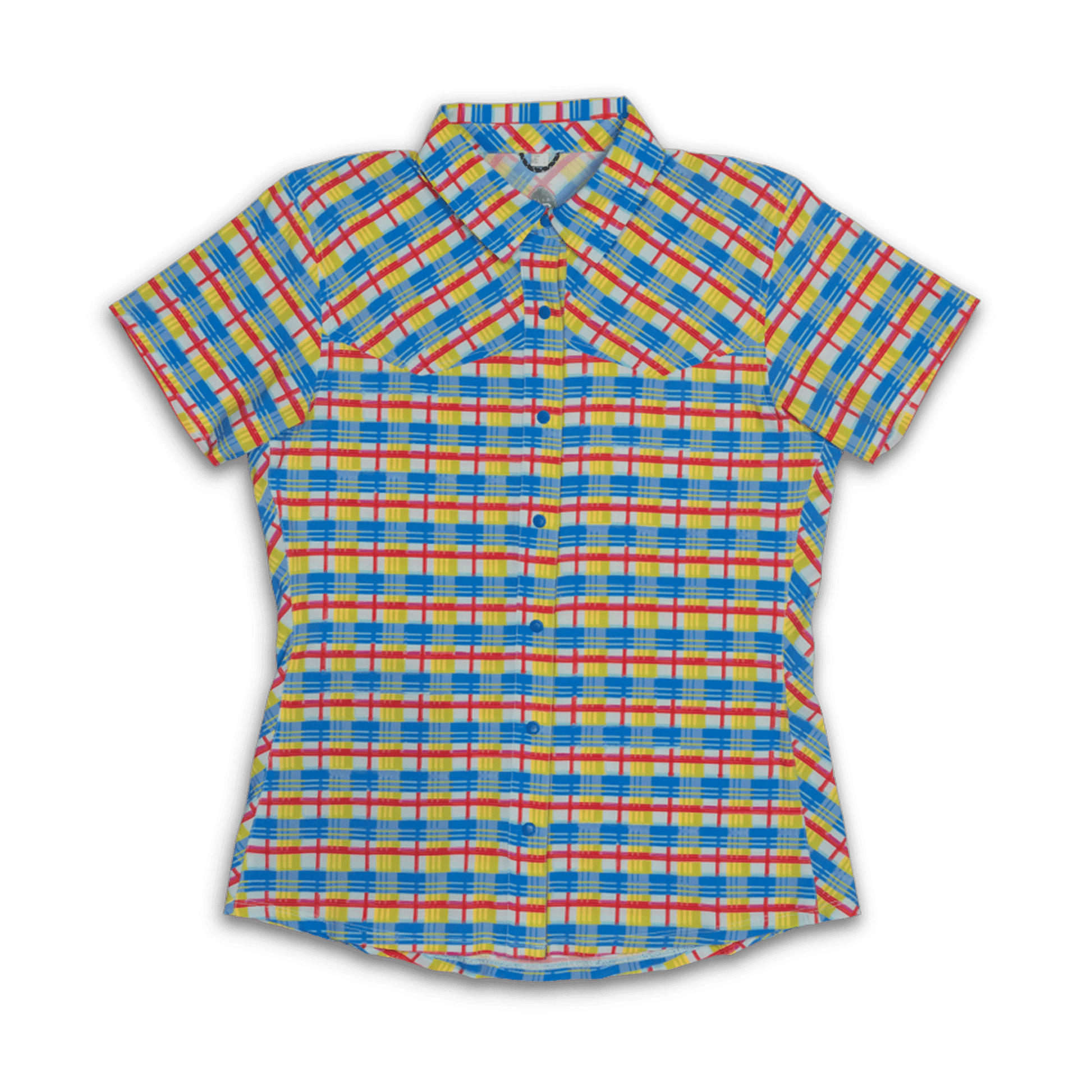 Women's Bandara Shirt Vivid Blue RGB